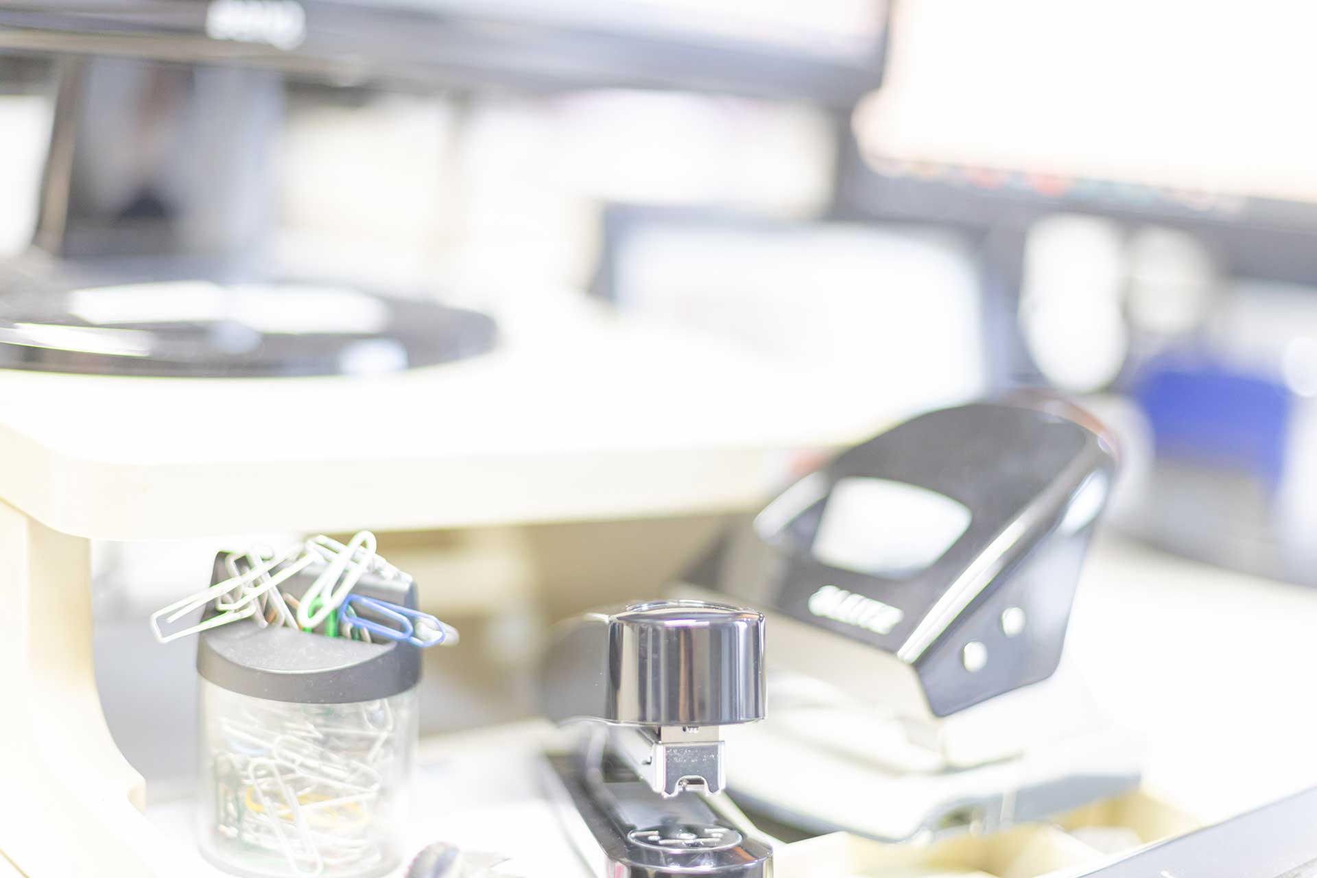 Details auf dem Schreibtisch